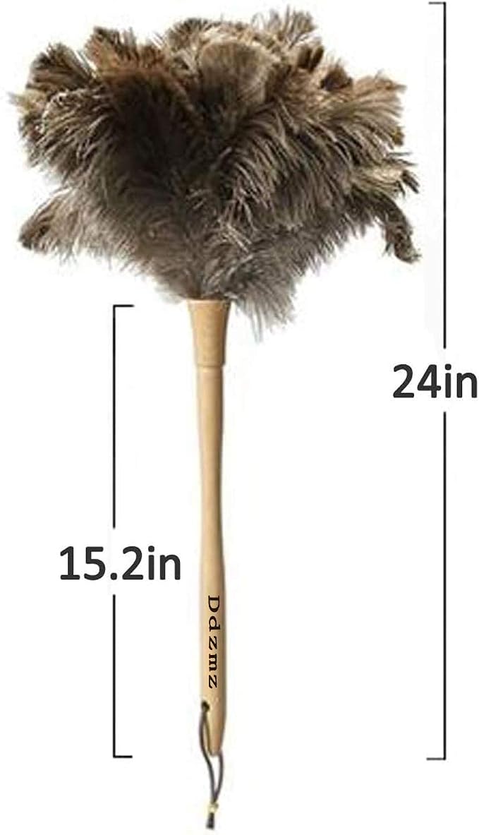 DDZMZ Ostrich Feather Duster for Cleaning - Image 2