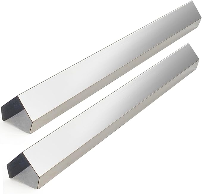 (Pack of 2) Sunrise Kitchen Supply Stainless Steel Deep Fryer Joining Strip/Connector (23 3/8"L x 2 3/8"W x 2 1/4"H)