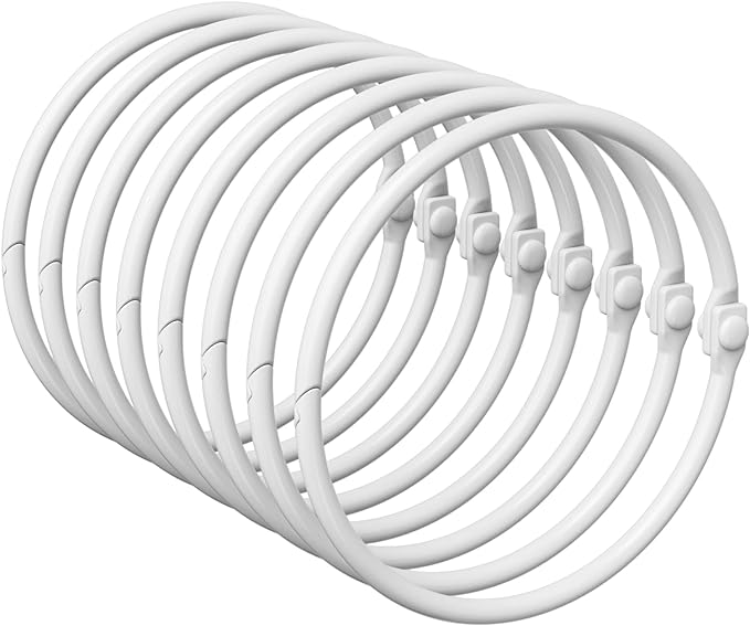 Bathway Anti-Drop Shower Rings, Rust Proof by Bathway