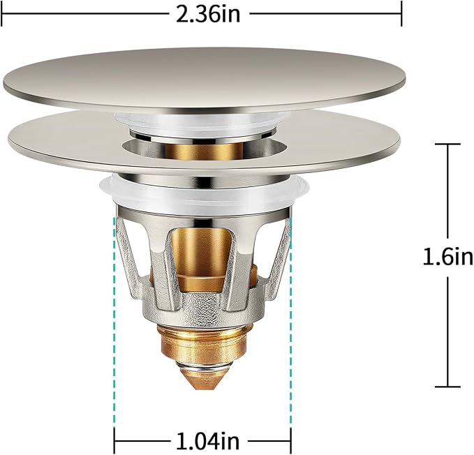 Universal Bathroom Sink Stopper - Image 3