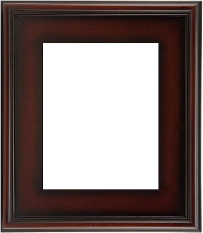 Creative Mark Plein Air Style Frame, Mahogany, 6x8-2.75" Wide Moulding with 1/2" Rabbet Depth, Open Back W/O Glazing, Museum Quality, For Art Panels, Stretched Canvas, Pictures & More