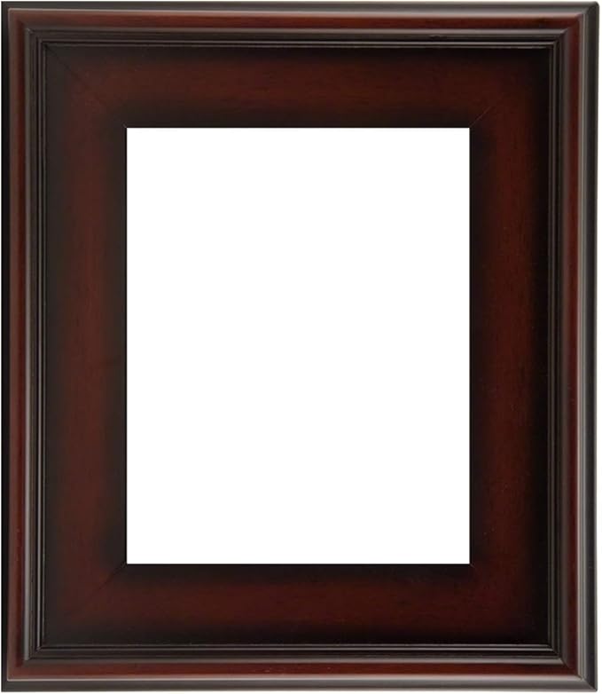 Creative Mark Plein Air Style Frame, Mahogany, 5x7-2.75" Wide Moulding with 1/2" Rabbet Depth, Open Back W/O Glazing, Museum Quality, For Art Panels, Stretched Canvas, Pictures & More