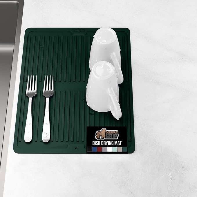 GORILLA GRIP 100% BPA-Free Silicone Dish Drying Mat by Unknown