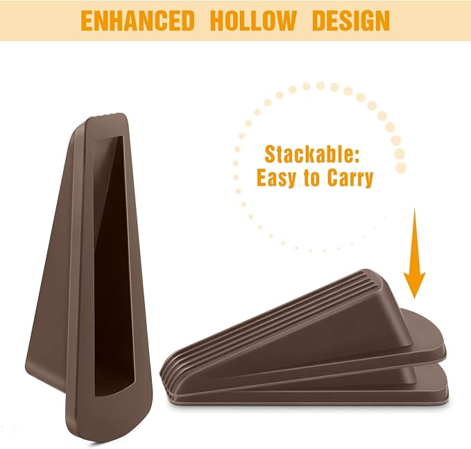 Crosize 5 Pack Door Stoppers for Bottom of Door, Rubber Door Stops | Premium - Image 6