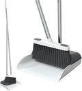 Stand Up Dustpan and Broom Set 50” Long Handle Broom by KalTell
