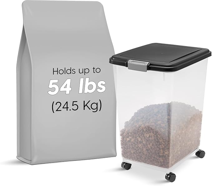IRIS USA Dog Food Storage Container, Made in USA | Wheels - Image 5