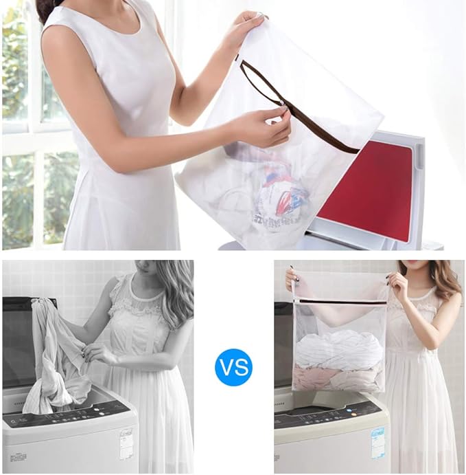 GOGOODA Mesh Laundry Bags for Delicates Durable Protective Wash Bags - Image 5