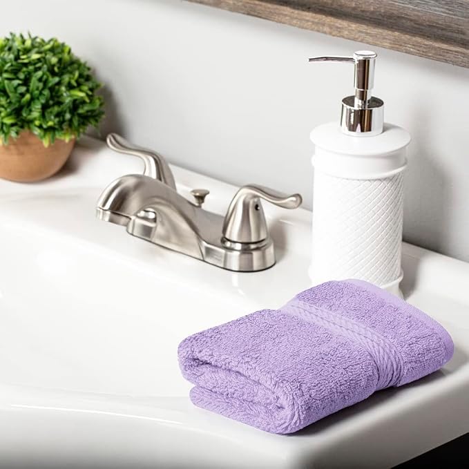 Superior Egyptian Cotton Plush & Absorbent, Face Towel Set of 6, Soft Luxury - Image 7