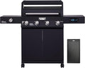 Monument Grills 4-Burner Liquid Propane Gas Smart bbq Grill Denali 425 with Cooking Plate(2 Items)