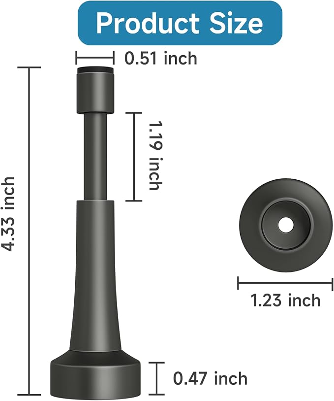 5PCS Spring Door Stoppers for Wall - Image 4