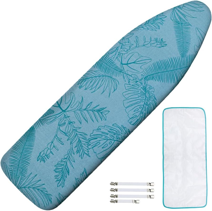 Ironing Board Cover and Pad, Standard Size 15x54, Extra Thick by Dalykate