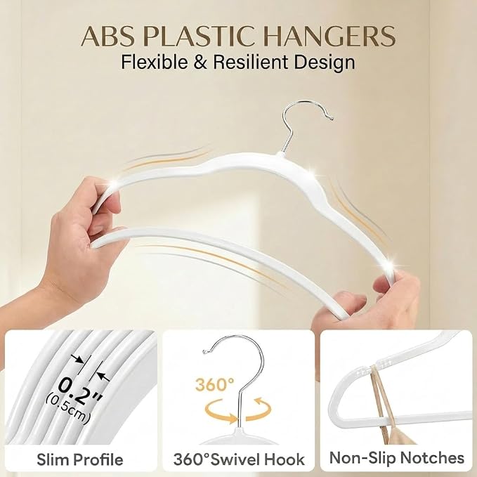 Plastic Hangers 50 Pack - Image 7
