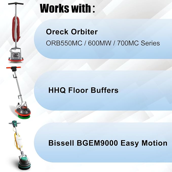 HHQ Commercial Scrub Brush for Orbital Floor Scrubber, Compatible - Image 2