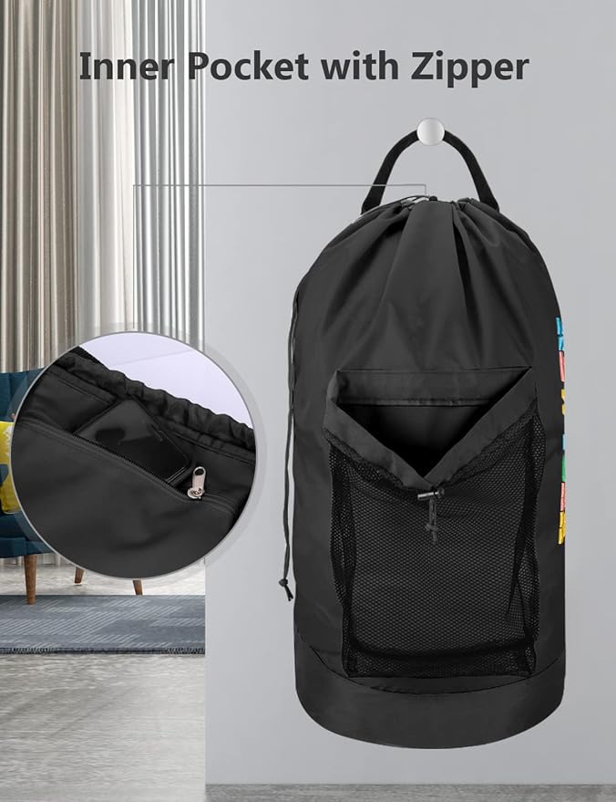 Dalykate Backpack Laundry Bag, Laundry Backpack - Image 5