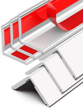 ‎Frychee Wall Corner Protector, Walls Edge Protector，Self-Adhesive Wall Corner Guards,PVC Double Side Edge Protector， Furniture Stairs Guard (6, 2.5x150cm/0.98x59.1in)