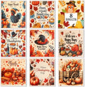 Lucomb 8 Pack Thanksgiving Swedish Dishcloths by Lucomb