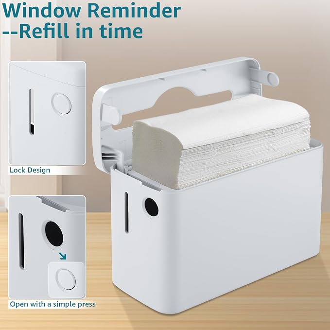 Ultra Large C Fold Paper Towel Dispenser Countertop - Image 8