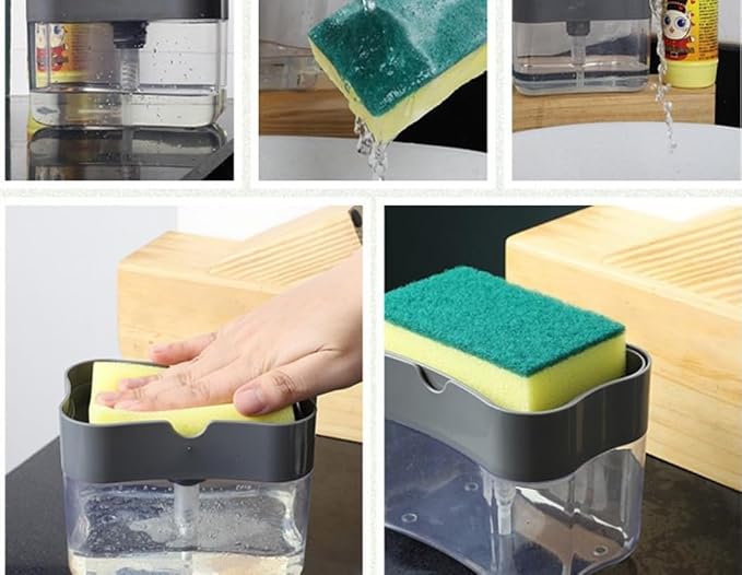 2-in-1 Kitchen Dish Soap Dispenser - Image 9