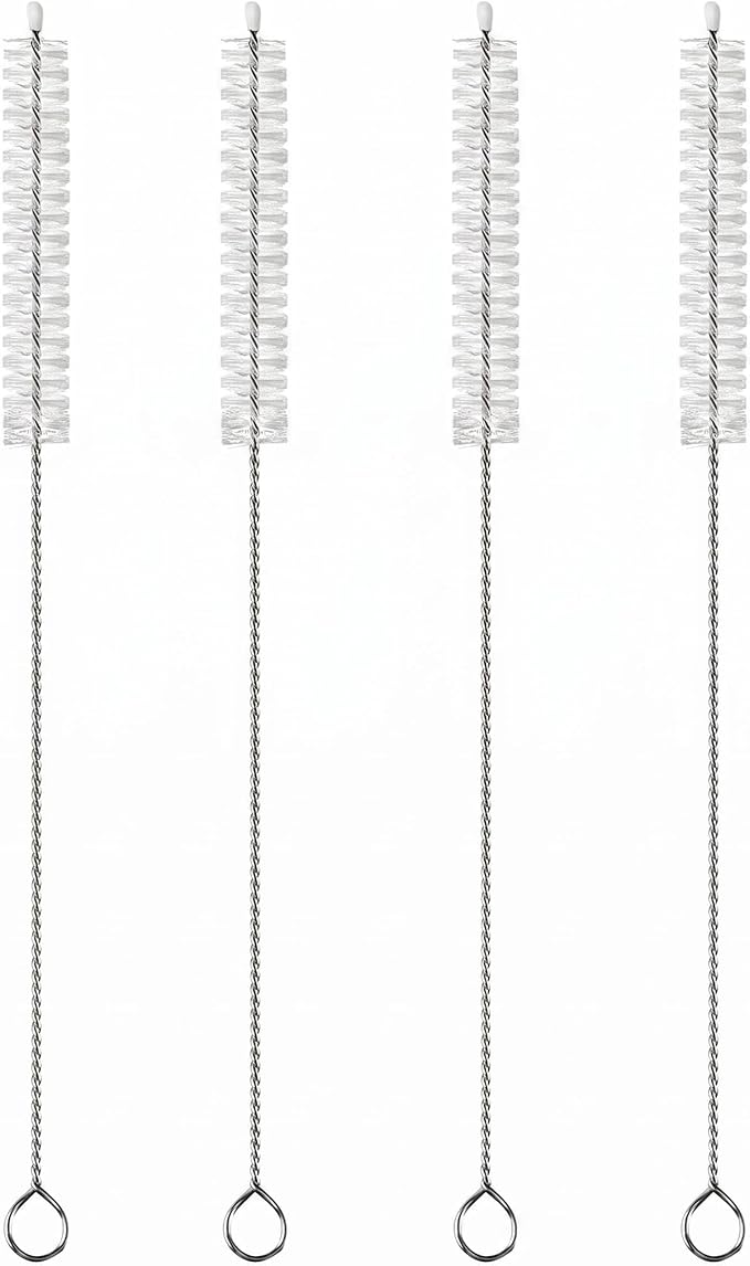 4 Pack Straw Cleaner Brush, Reusable Metal Handles Straw Cleaner Brush Extra by CYHTSHFZFeaturedCollection
