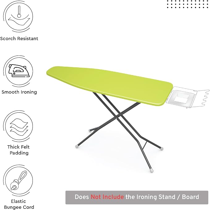 Encasa XO Ironing Board Cover and Pad, Large 54"x15" - Image 2