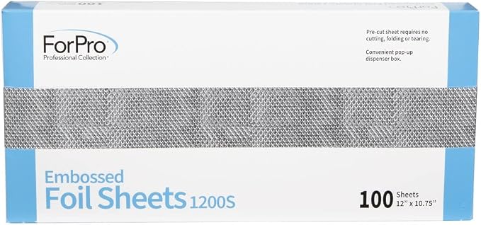 ForPro Professional Collection Embossed Foil Sheets 1200S, Aluminum Foil - Image 2