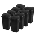 Sterilite Swing Top Wastebasket, Trash Can, 13 Gallon, Garage and Workspace by Sterilite