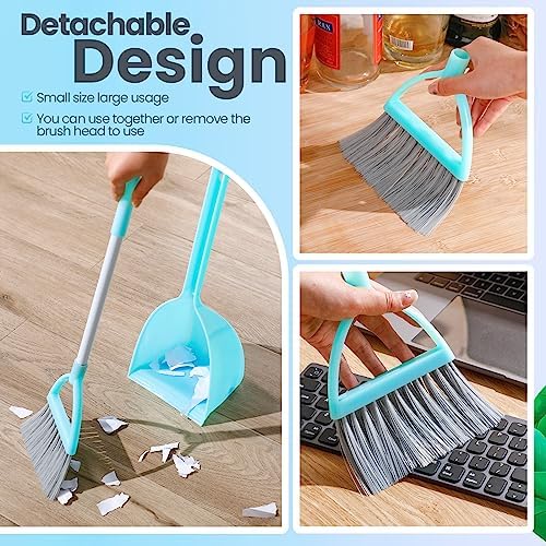 Roshtia 3 Pcs Mini Broom and Dustpan Set - Image 4