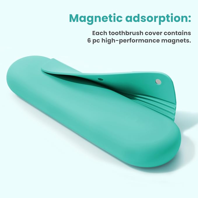 Silicone Electric Toothbrush Travel Case, Manual Toothbrush Travel Cover - Image 5