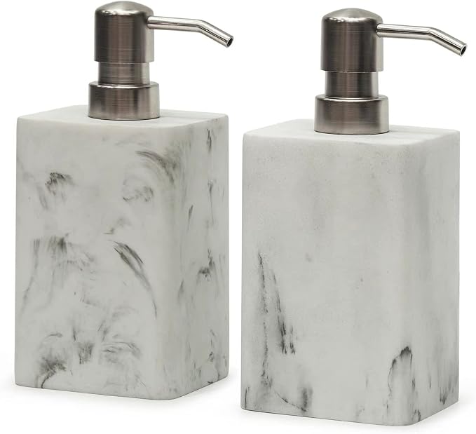 Soap Dispenser 2 Pack, 15 Oz Soap Dispenser by Suanti