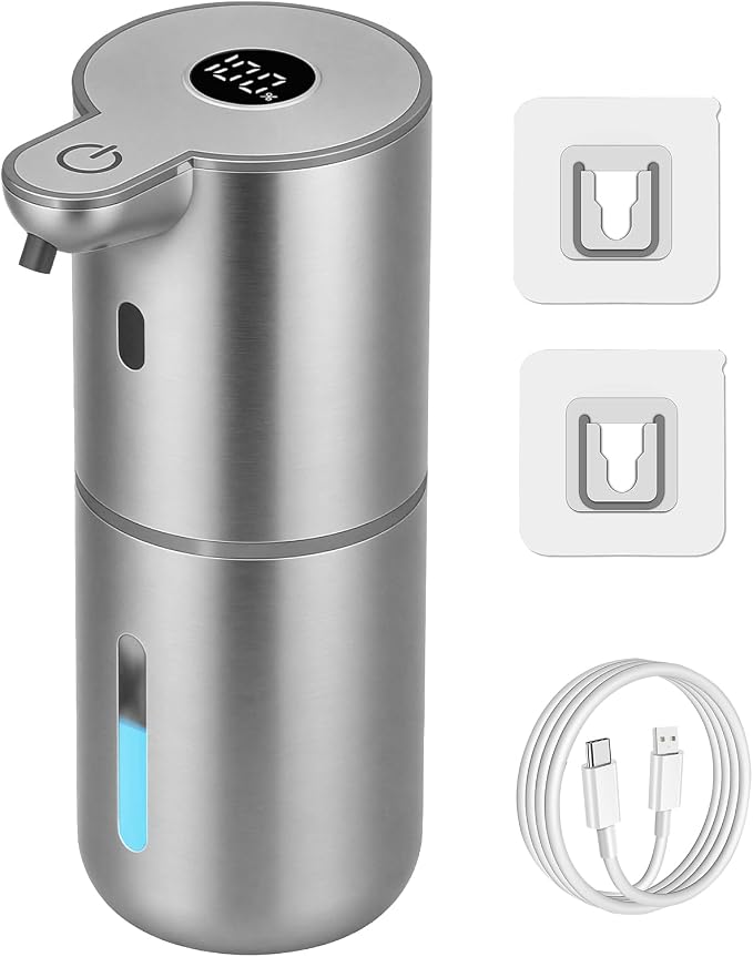 OHIFAST Automatic Liquid Soap Dispenser Touchless, USB Rechargeable Smart Hand by OHIFAST