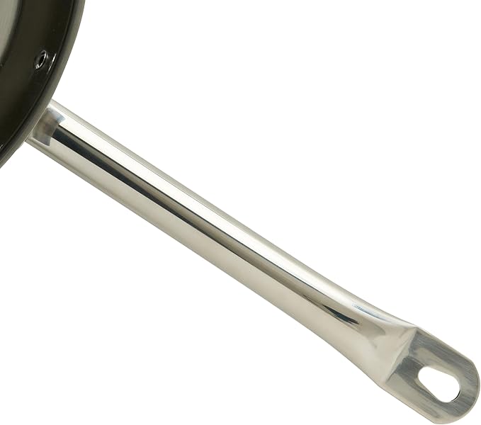 Winco Commercial-Grade Stainless Steel Fry Pan, Natural Finish, 11"