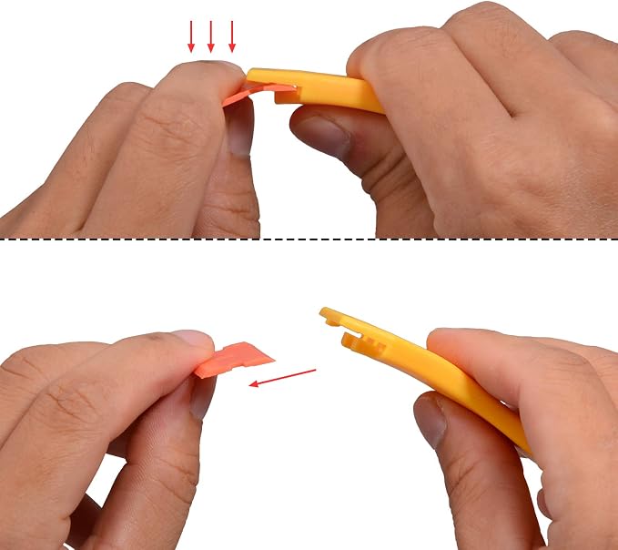 EHDIS 1.5" Plastic Razor Scraper Tool - Image 4