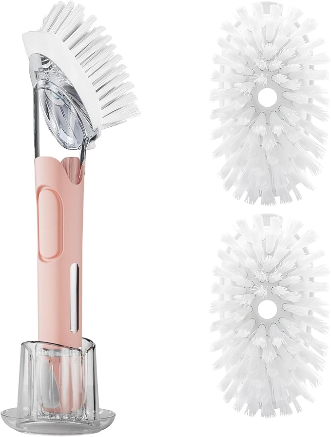RIMAY Soap Dispensing Dish Brush Set by RIMAY