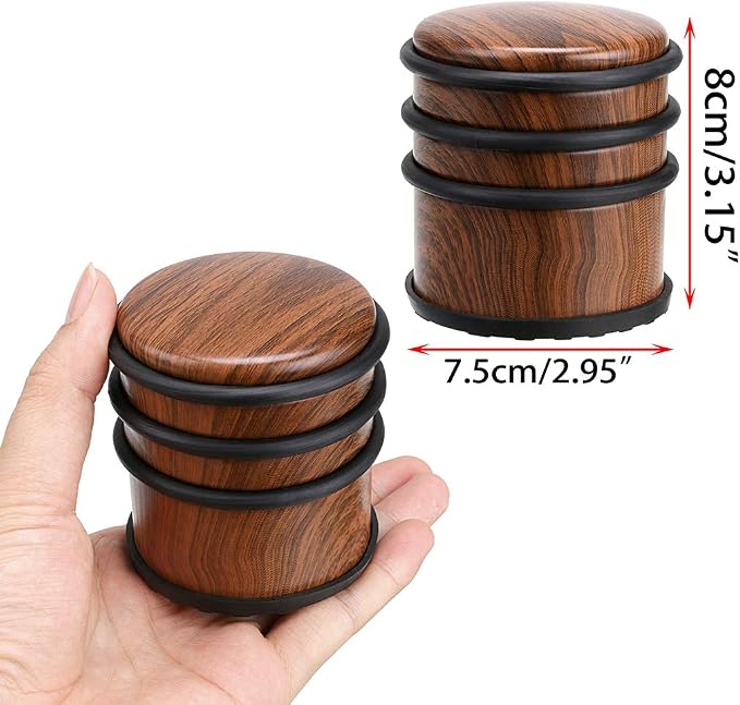 Sumnacon Heavy Duty Floor Door Stopper No Drill Stainless Steel Door Stops | - Image 2