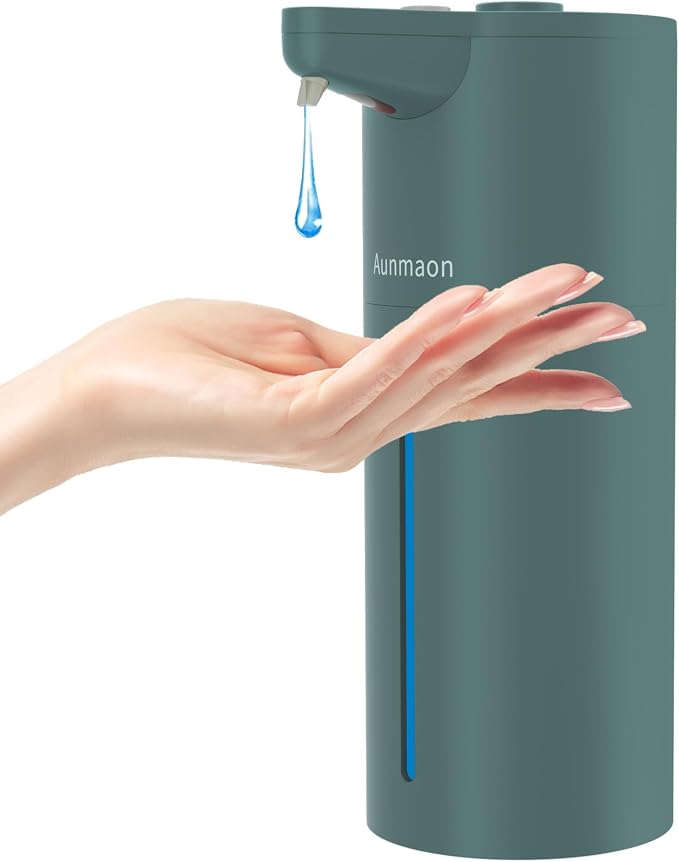 Automatic Soap Dispenser Touchless, Kitchen & Bathroom, Hands-Free, Adjustable by Aunmaon