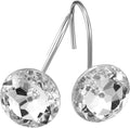 White Diamond Crystal Bling Shower Curtain Hooks Rings by MitoVilla