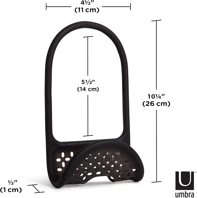 Umbra Sling Flexible Sink Caddy, Elastic Non-Slip Sponge Holder - Image 3