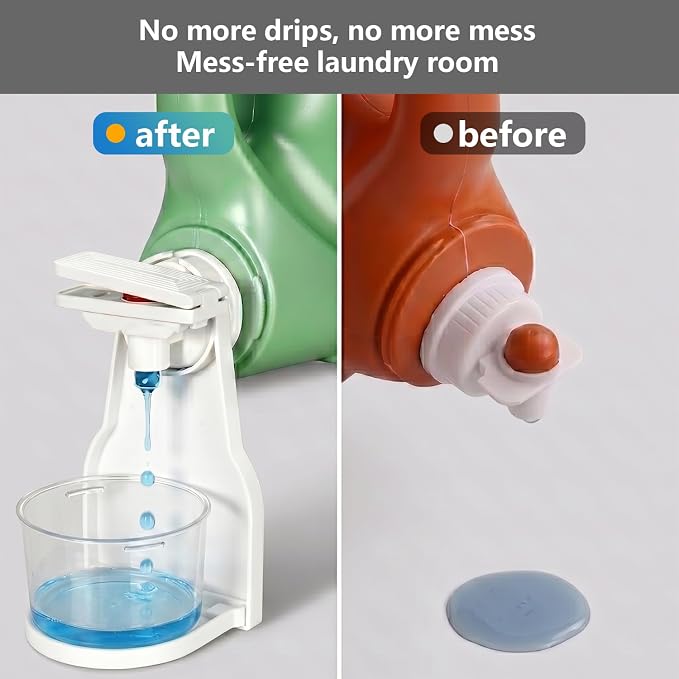 Laundry Detergent Dispenser Cup Holder, Laundry Soap Drip Catcher Tray - Image 4