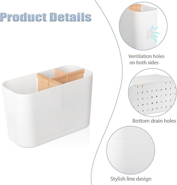 Toothbrush and Toothpaste Holder, 4 Slots, Kids Electric Tooth Brush Organizer - Image 3