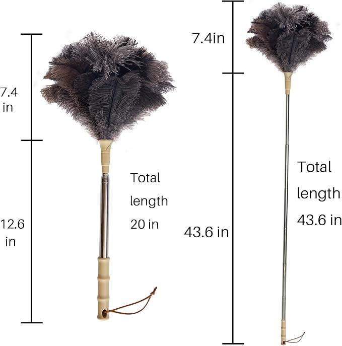 Aldwin Ostrich Feather Duster, and Car Interior - Image 3
