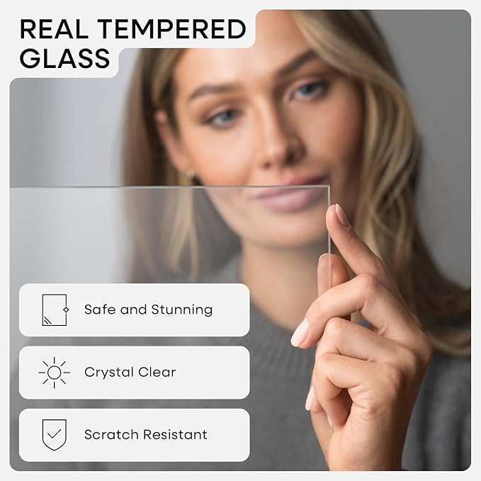Homeforia 14x24 Picture Frame Black, High End Metal 14x24 Poster Frames with Mat 11x22 for Photo, 14 x 24 Black Frame Matted to 11 x 22 inch Print, 24x14 Thin Frame, Tempered Glass, Wall Kit, Set of 3