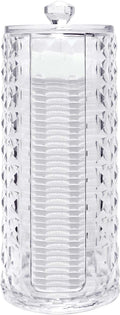 33.8oz Clear Cosmetic Cotton Pads Rounds Holder Easy Accessing Acrylic Makeup by Obsoorth