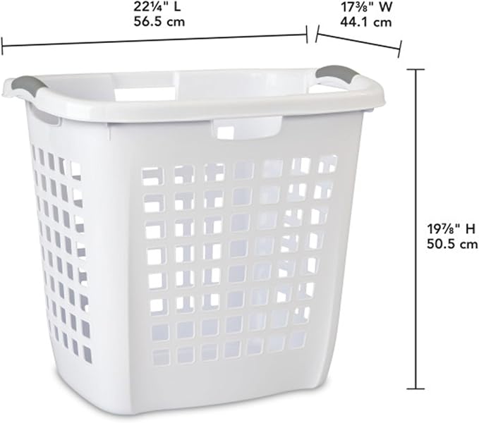Sterilite Ultra™ Easy Carry Plastic Open Laundry Hamper, 4 Pack - Image 2