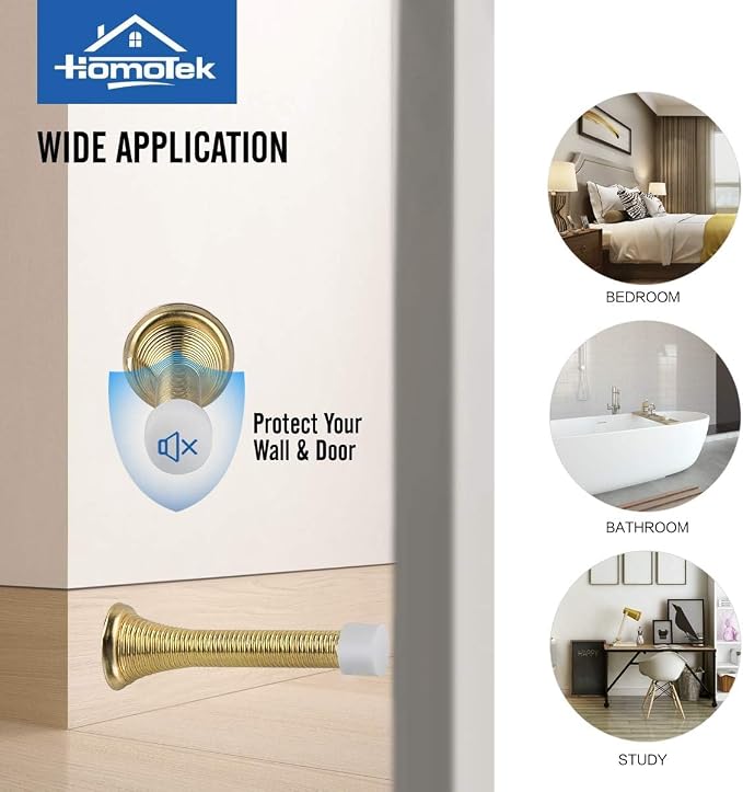 HOMOTEK 50 Pack Spring Door Stopper - Image 5