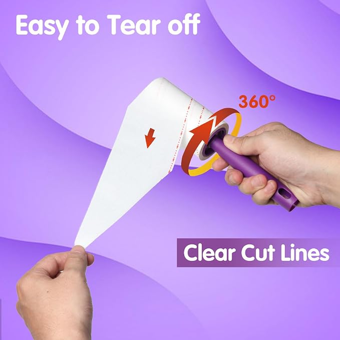 Lint Rollers for Pet Hair Extra Sticky 360 Sheets Dog and Cat Lint Remover - Image 4