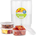 TashiBox [8 oz-50 Sets Plastic food storage containers by TashiBox