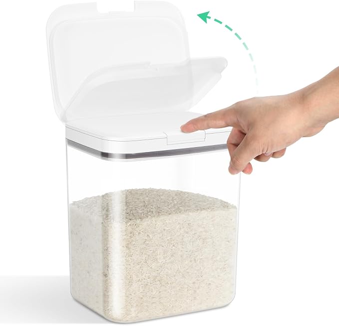 11 Lbs Rice Storage Container 5.8Qt Flour Sugar Containers - Image 8
