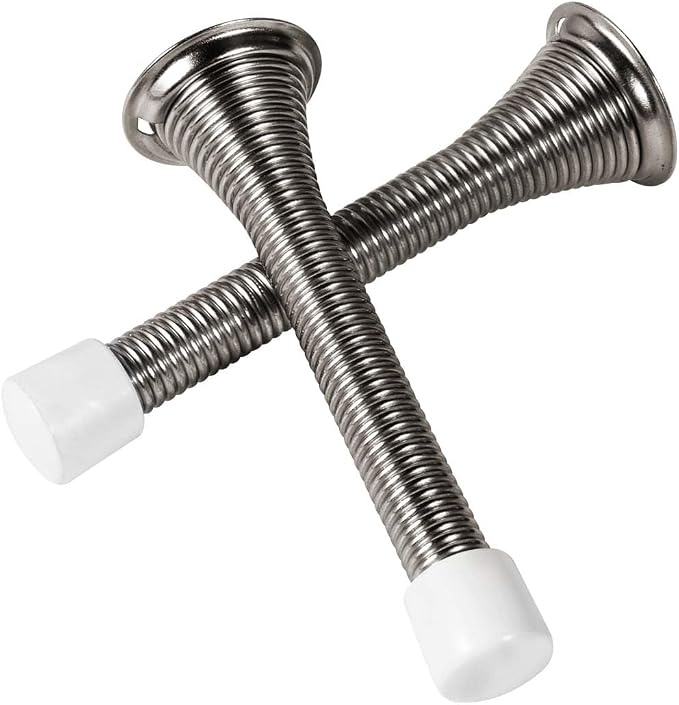 KISEER 24 Pack Spring Door Stops 3 1/4 Inch Flexible Heavy Duty Spring Door - Image 7