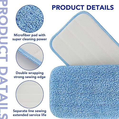 Replacement Microfiber Pad for Rubbermaid Commercial 18 Inch and 17 Inch Mop - Image 2