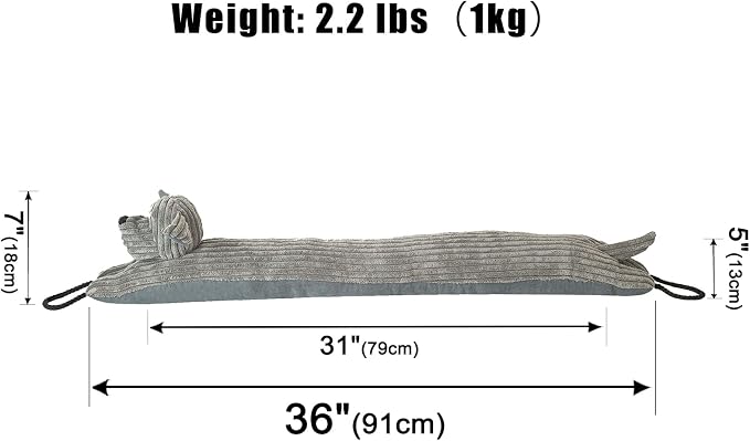 Under Door Draft Stopper Decorative Wind Stopper 36 inch - Image 2